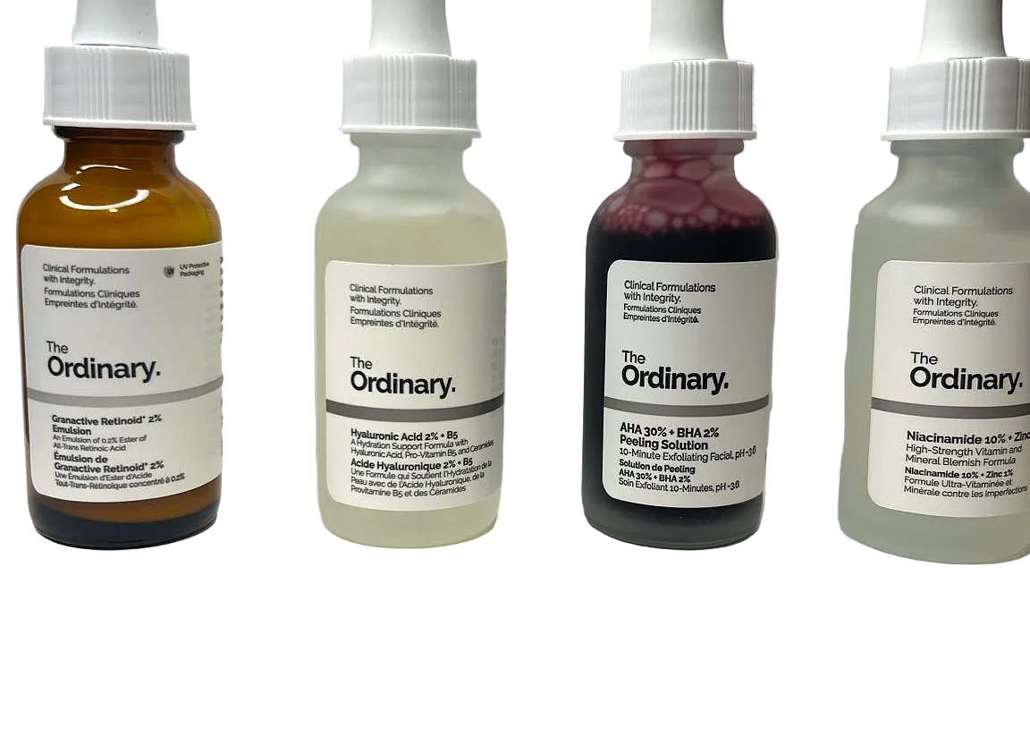 Complete Skincare Routine Set – 4 Serum Bundle (Hydrate, Exfoliate, Balance & Renew)