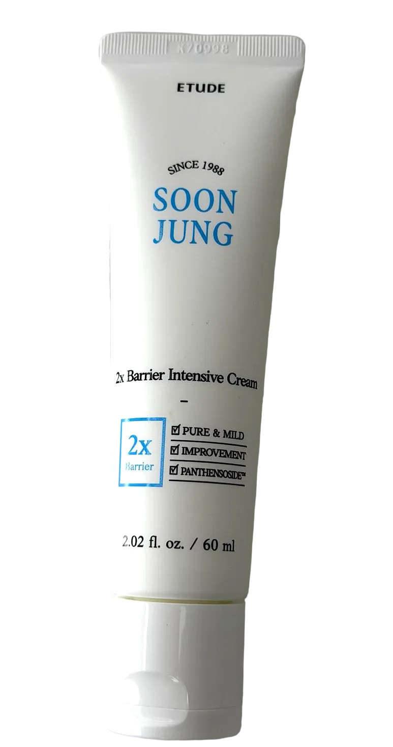 Etude Soon Jung 2x Barrier Intensive Cream – Deep Hydration & Skin Barrier Repair (60ml)