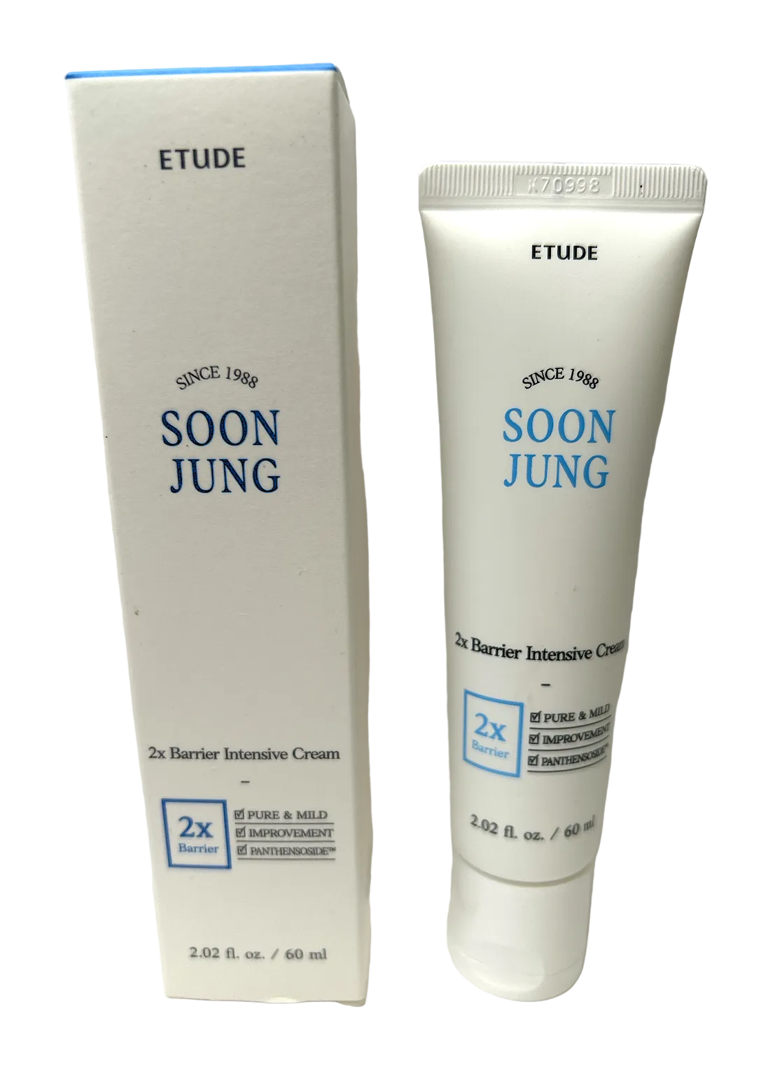 Etude Soon Jung 2x Barrier Intensive Cream – Deep Hydration & Skin Barrier Repair (60ml)