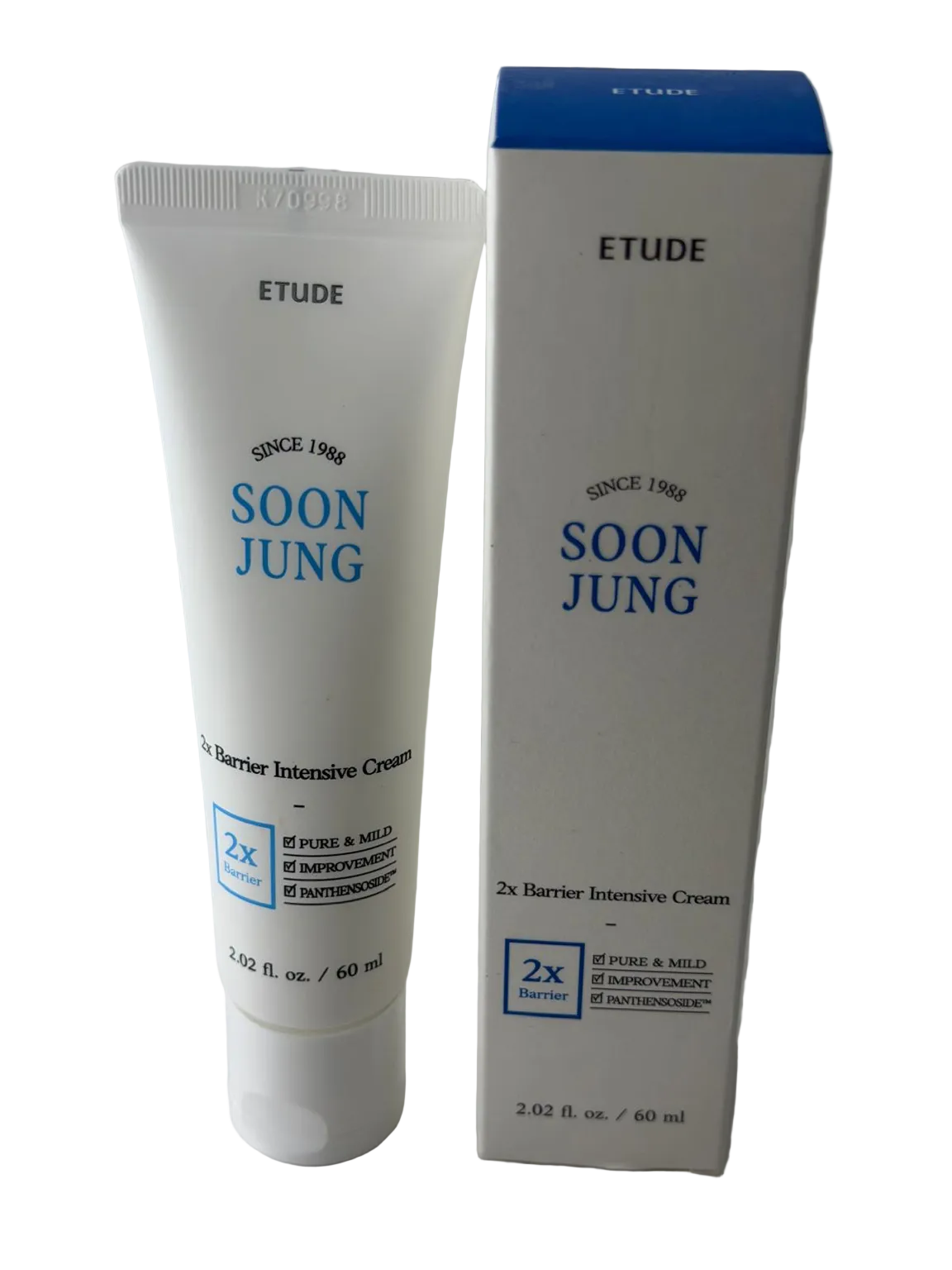 Etude Soon Jung 2x Barrier Intensive Cream – Deep Hydration & Skin Barrier Repair (60ml)